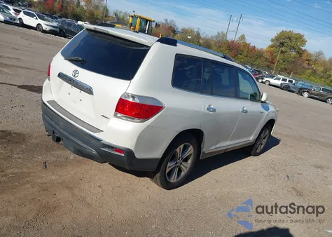 2011 Toyota Highlander Limited V6 from USA, damaged, VIN 5TDDK3EH9BS085836